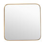 Contemporary Gold Square Mirror, thumbnail 2 of 2