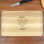 Personalised Wreath Chopping Board, thumbnail 4 of 4