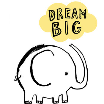 Dream Big Elephant Print, 4 of 6