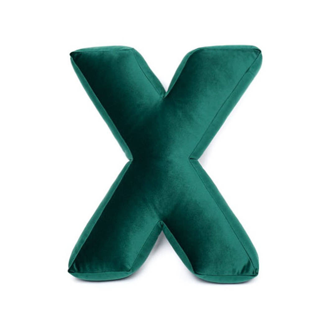 Personalised Velvet Letter Cushion By All Things Brighton Beautiful