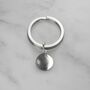 The Day Your Child Was Born Personalised Silver Keyring, thumbnail 3 of 12