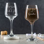 Personalised Engraved Wine Glass Mother's Day Gift For Nan, thumbnail 2 of 5