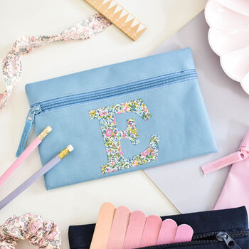 Liberty Of London Personalised Pencil Case Blue, 3 of 7