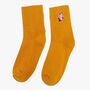 Women's Party Penguins Embroidered Cotton Ankle Socks Five Pack, thumbnail 4 of 7