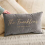 Personalised Couples Velvet Cushion, thumbnail 2 of 5