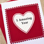 'One Amazing Year' 1st Anniversary Card, thumbnail 3 of 3