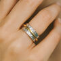Personalised Sterling Silver And Brass Spinner Ring, thumbnail 2 of 9