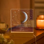 Personalised Grandad Moon Acrylic LED Lamp, thumbnail 3 of 4