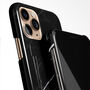 Pure Black Marble Case For iPhone, thumbnail 2 of 4