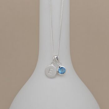 Personalised Birthstone Necklace, 3 of 4