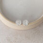 Sterling Silver Textured Circle Studs, thumbnail 4 of 9