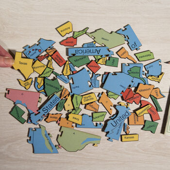 States Of America Wooden Jigsaw Puzzle, 6 of 9