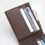 Personalised Brown Leather Wallet, thumbnail 3 of 12