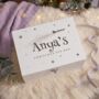 Personalised White Engraved Wooden Santa Sleigh Christmas Eve Box Three Sizes 22cm | 27cm | 30cm, thumbnail 1 of 7