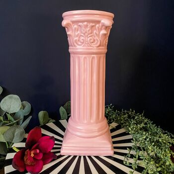 Corinthian Column Ceramic Vase, 4 of 6
