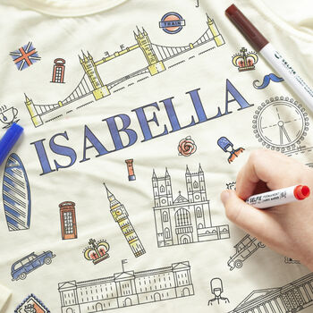 All About London Colour In Top With Pens, 3 of 9