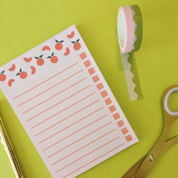 A6 Peach To Do List Notepad, 5 of 5