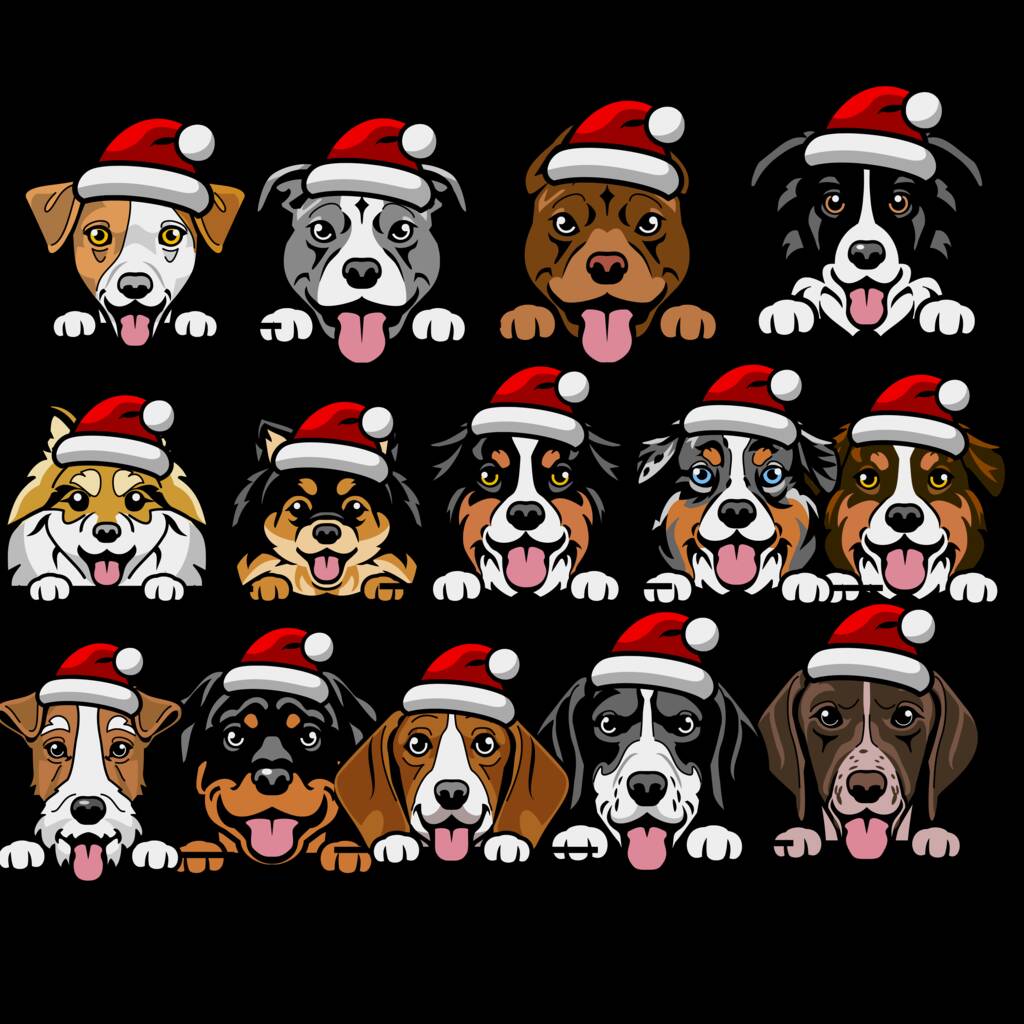 Personalised Dog Christmas Wrapping Paper By Uniqueful