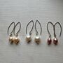 Drop Pearl Earrings On Long Hooks, thumbnail 4 of 4