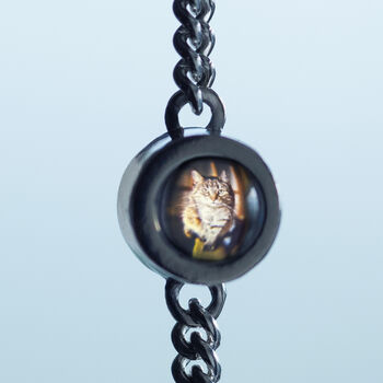 Personalised Minimalist Hidden Photo Bracelet In Sterling Silver, 2 of 8