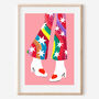 'Boogie Nights' Star Flairs Wall Art Print, thumbnail 2 of 3
