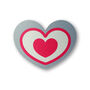 Heart Shaped Wooden Fridge Magnet, thumbnail 1 of 6