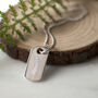 Fern Engraved Sterling Silver Nature Necklace, thumbnail 2 of 11
