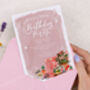Personalised A6 Pink Gardening Birthday Invitation, thumbnail 2 of 3