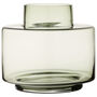 Hedria Laurel Green Handmade Glass Vase, thumbnail 2 of 5