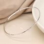 Sterling Silver Multi White Opal Bangle, thumbnail 4 of 6