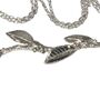 Laurel Leaf Pendant, Sterling Silver Nature Necklace, thumbnail 4 of 6