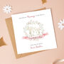 First Mother's Day Elephant Personalised Card Pink, thumbnail 1 of 2