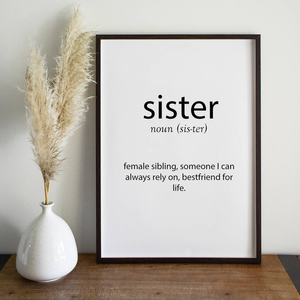 Buy Gift for Sister, Because I Have A Sister I Will Always Have A Friend,  Sister Canvas, Sister Gifts, Sister Quotes, Sister Print, Wall Art Online  in India - Etsy