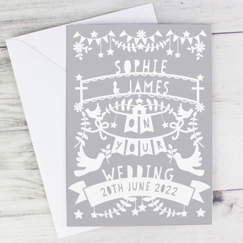 Personalised Papercut Style Card, 4 of 10