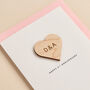 Personalised 5th Wedding Anniversary Wooden Card, thumbnail 2 of 3