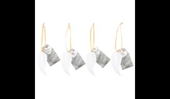 Guardian Angel Wing Sparkling Christmas Tree Decoration Keepsake, 2 of 4