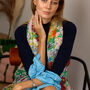Wildflower Tassel Printed Scarf — Personalised Gift Card And Gift Box Option, thumbnail 4 of 9