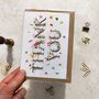 Wildflower Letters Thank You Cards, thumbnail 4 of 6