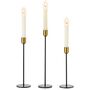 Set Of Three Candle Holders For Taper Candlestick, thumbnail 4 of 7