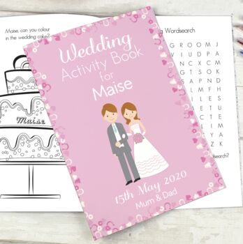 Personalised Wedding Activity Book, 7 of 7