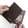 Personalised Luxury Leather Passport Cover, thumbnail 3 of 7