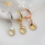 Citrine Crystal Hoop Earrings, thumbnail 4 of 11