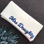 Mrs Surname Bridal Wedding Day Clutch, thumbnail 6 of 10