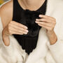 Faux Fur Cuff Suede Touch Screen Gloves, thumbnail 5 of 11