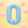 Blue Any Age Foil Number Birthday Balloon, thumbnail 5 of 10