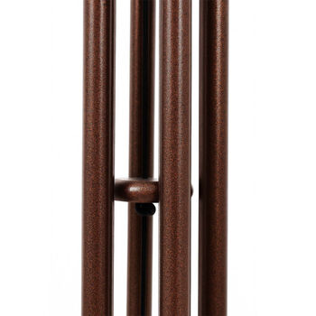 Custom 30 Inch Textured Bronze Wind Chime For Garden Decoration, 10 of 12