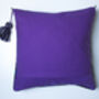 Natural Wool Felt Cushion Cover By Designer, thumbnail 2 of 5