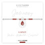 January Garnet Birthstone Charm Bracelet Gift, thumbnail 3 of 4