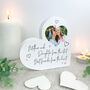 Personalised Mother And Daughter/Son Best Friends Photo White Heart, thumbnail 3 of 7