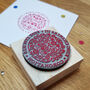 Coronation King Charles Crest Logo Rubber Stamp, thumbnail 3 of 4